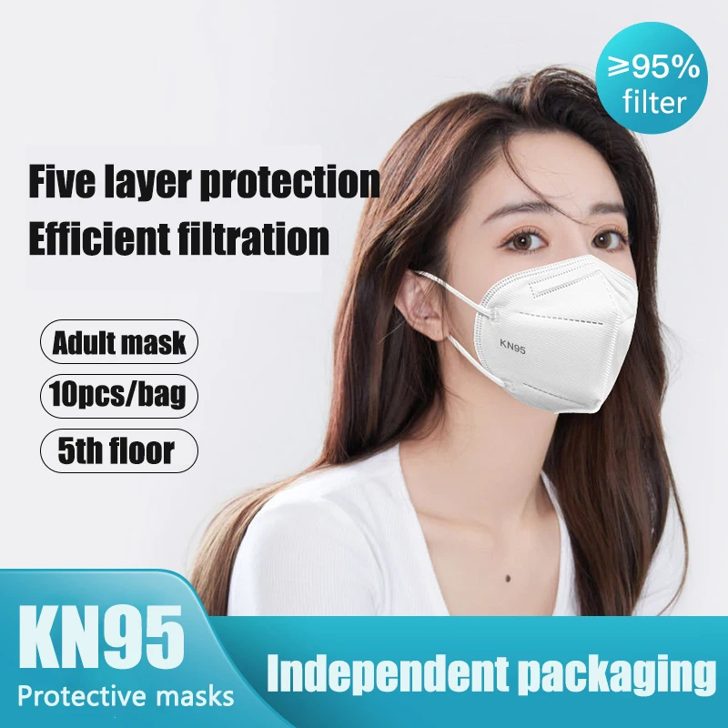 

Adult FFP2 Disposable Mask Five-layer Protection High-efficiency Filter Individually Packaged Breathable Adult Facial Mascara