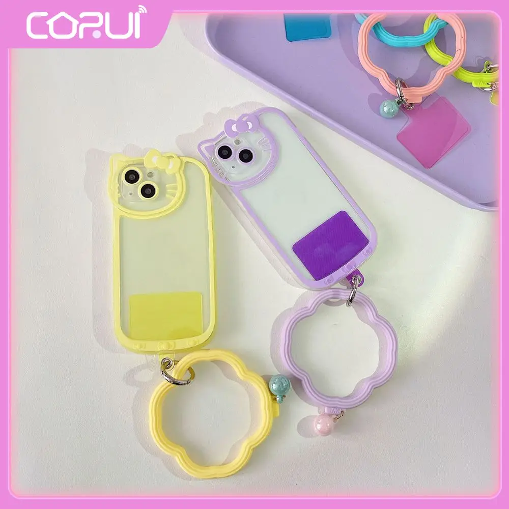 

9cm Phone Cord Strap Carabiner Durable Universal Hanging Ring Nti-loss Non-deformation Phone Lanyard Office Accessories Silicone