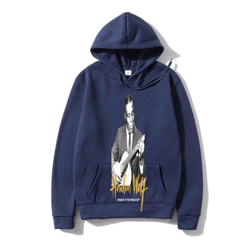 

Hoodies Howlin Wolf Moanin in the Moonligh Outerwear Vintage Style Lightweight