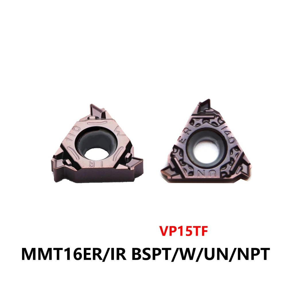 MMT16ER MMT16IR 110 140 190 115 180 120 160 BSPT NPT W UN S Оригинальные твердосплавные вставки MMT 16ER 16IR Вт