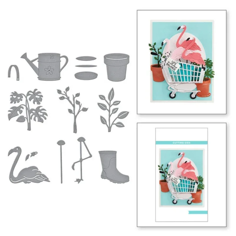 2024 новые сапоги с фламинго лейка металлические штампы для рукоделия