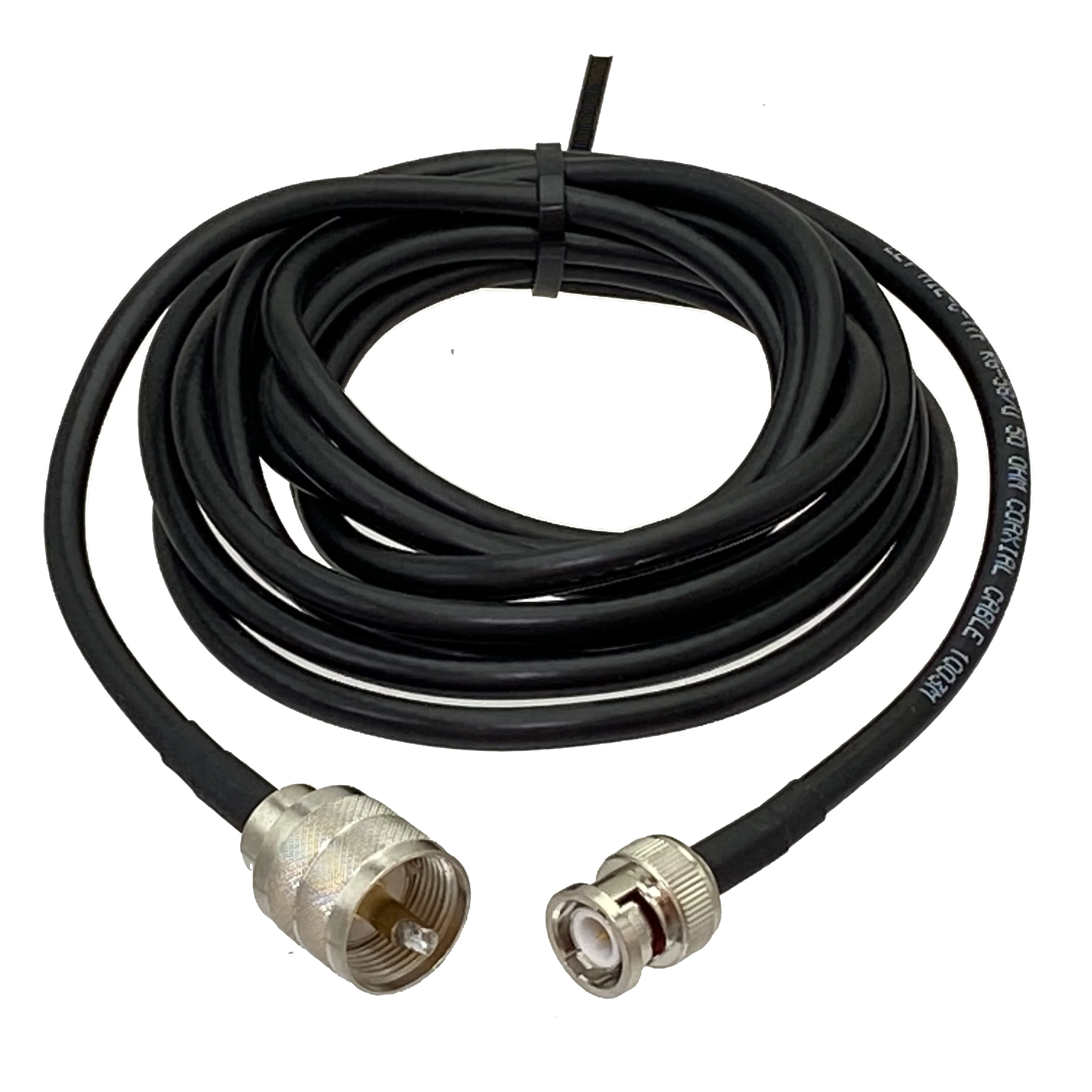 1 шт. RG58 UHF PL259 штекер к BNC Штекерный Разъем RF коаксиальный гибкий соединительный