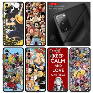 Phone Case For Samsung S21 S20 FE S22 Ultra S10 S9 S8 Plus S10e Note 20 Ultra 10 Plus Cover Straw Hat Pirates Ship Doctor Luffy