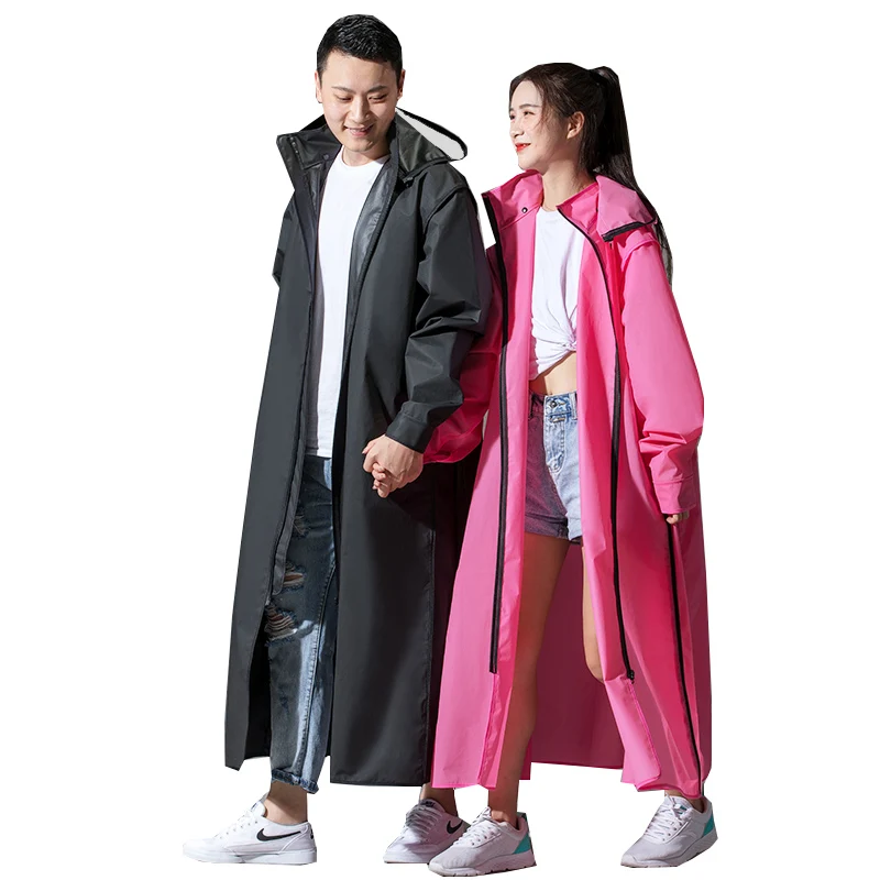 Women Raincoat Long Waterproof Coat Rain Suit Motorcycle Windbreaker Men Poncho Women Manteau Femme Gift
