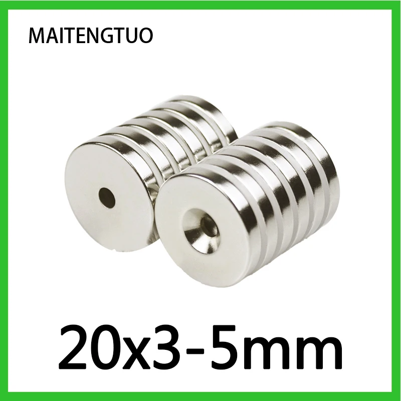 

2/5/10/15/20/50PCS 20x3-5 Round Powerful Strong Magnetic Magnets N35 Powerful NdFeB Magnets Disc Rare Earth Magnet 20x3-5MM