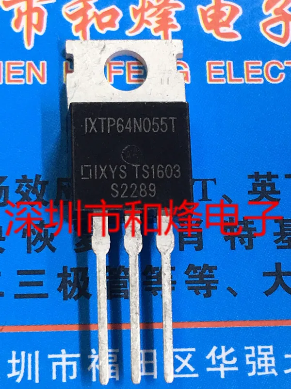 

5 шт.-10 шт. IXTP64N055T TO-220 55В 64A на складе, новый и оригинальный