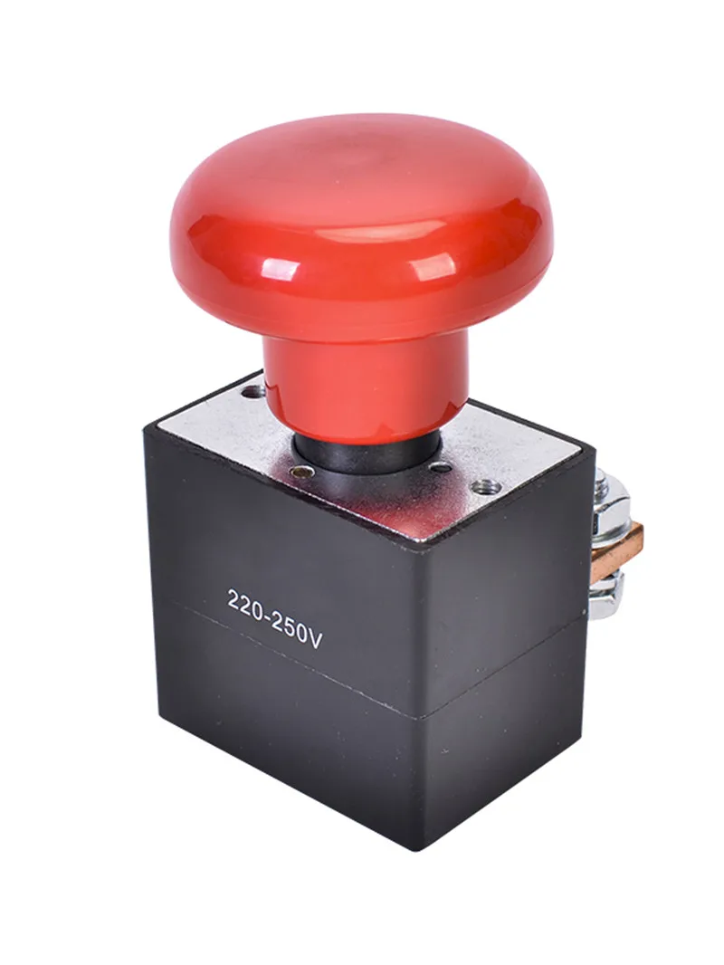 

Emergency Stop Power Off Switch Automotive High Current 250A Forklift Power Control Start Button