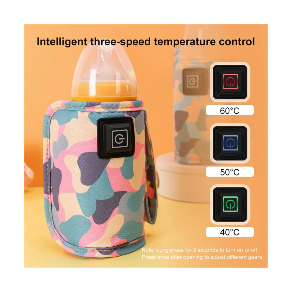 Universal USB Milk Water Warmer Travel Stroller Insulated Ba