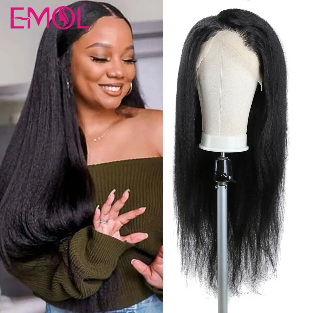 Lace Frontal Wig 13x4 Lace Front Wig Human Hair 8-30 Inch Kinky Straight Lace Human Hair Wigs 4x4 Closure Wig