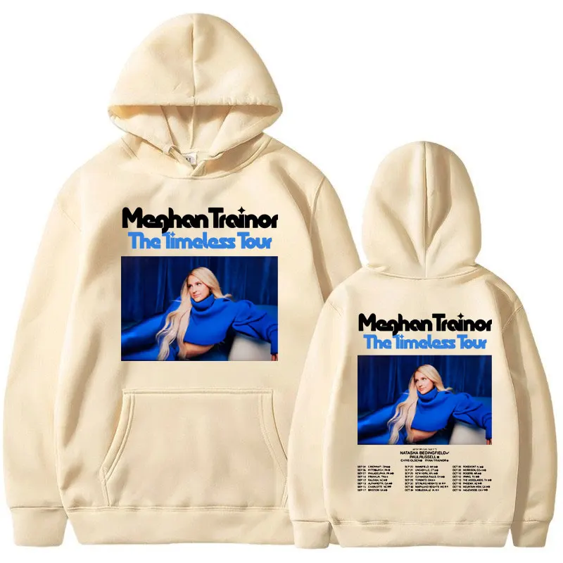 Мужская Флисовая Толстовка с капюшоном Meghan Trainor The вневременный тур модель 2024