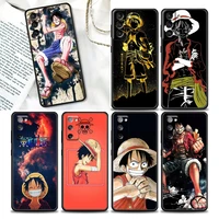 anime luffy one piece phone case for samsung galaxy s7 s8 s9 s10e s21 s20 fe plus ultra 5g soft silicone case cover bandai