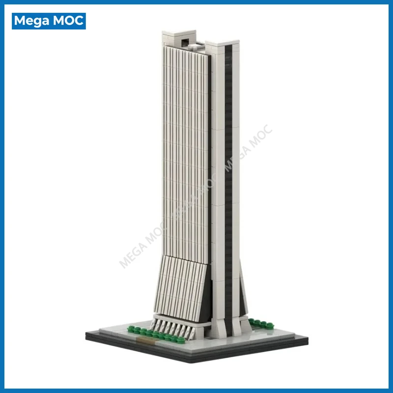 Фото Конструктор Sompo Japan: Небоскрёб-диорама MOC, архитектурная модель для самостоятельной сборки №2