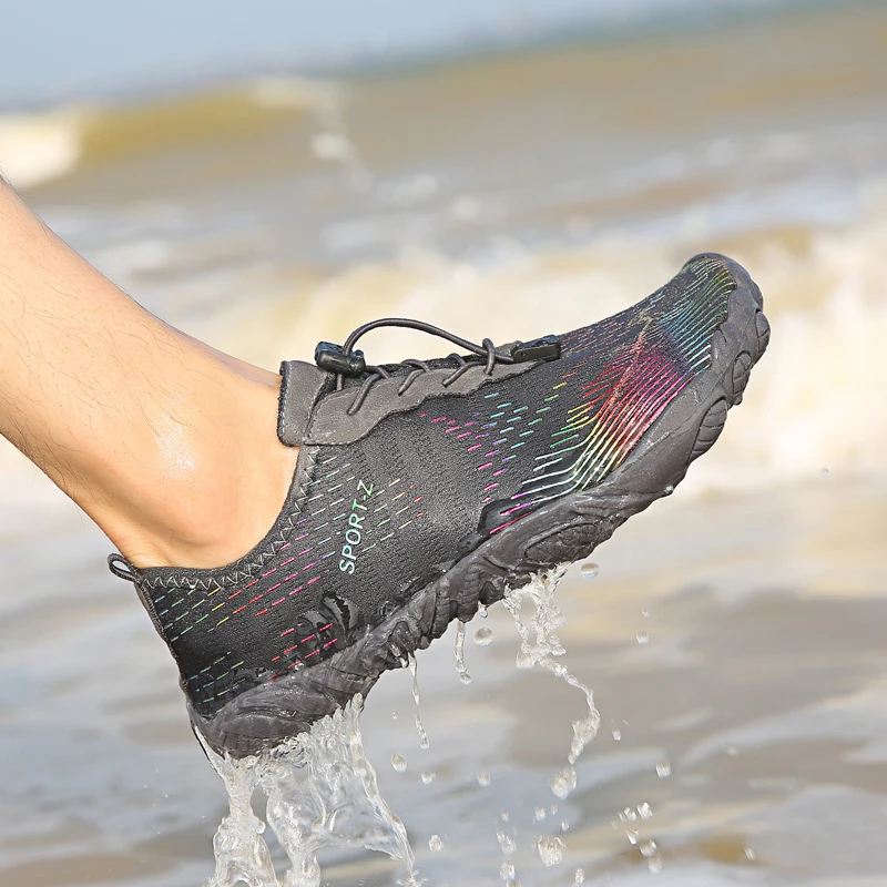 

Нескользящая дышащая водонепроницаемая обувь для мужчин и женщин, эластичная пляжная обувь для босикон, быстросохнущая удобная обувь для т...