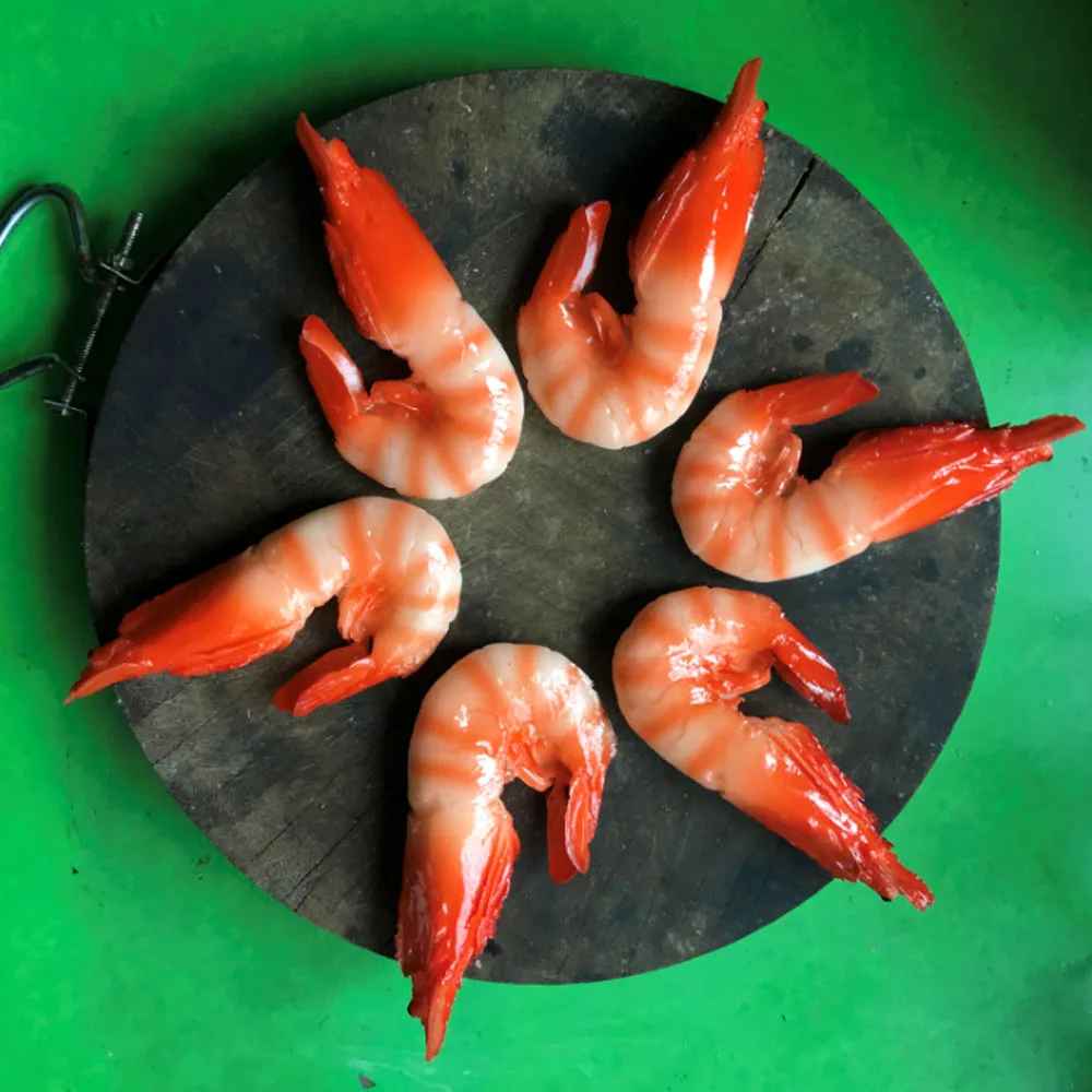 

sea animals fake food toys hotel restaurant Kitchen decor artificial simulation shrimp crawfish Prawns crayfish lobster props
