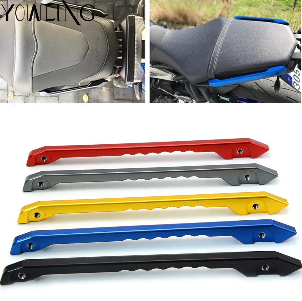 

Motorcycle MT09 Rear Passenger Pillion Seat Hand Handle Grab Bar Armrest Handrail Rail Banisters MT-09 FZ-09 2014 2015 2016