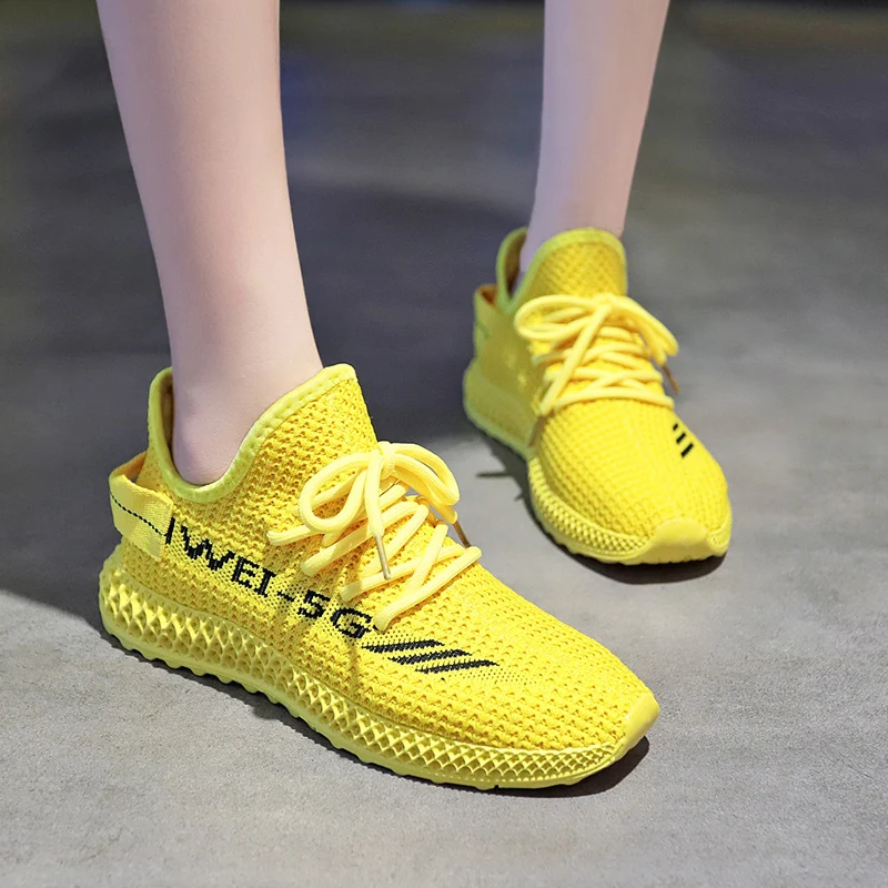 

Женские беговые Прогулочные кроссовки 2021, дышащие Нескользящие повседневные спортивные износостойкие легкие сетчатые мягкие кроссовки со...