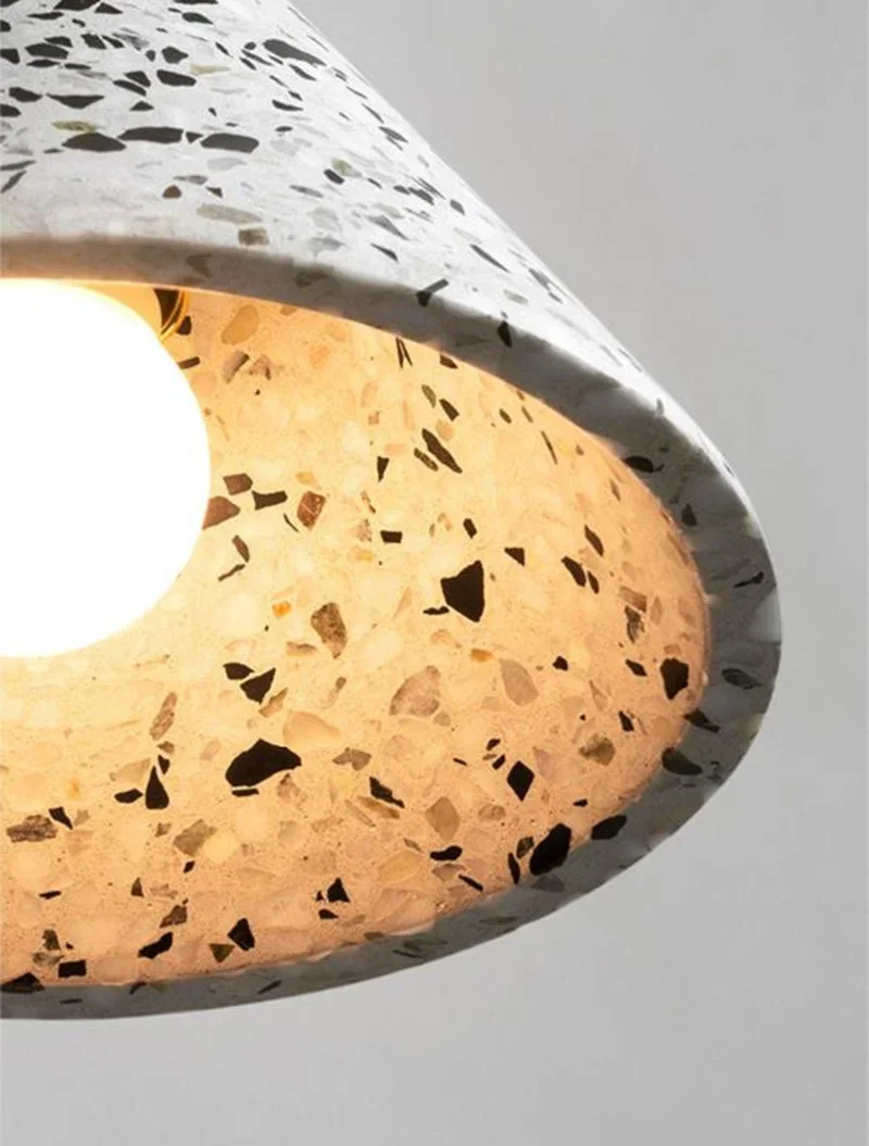 Американский промышленный подвесной светильник из терраццо ретро-лофт