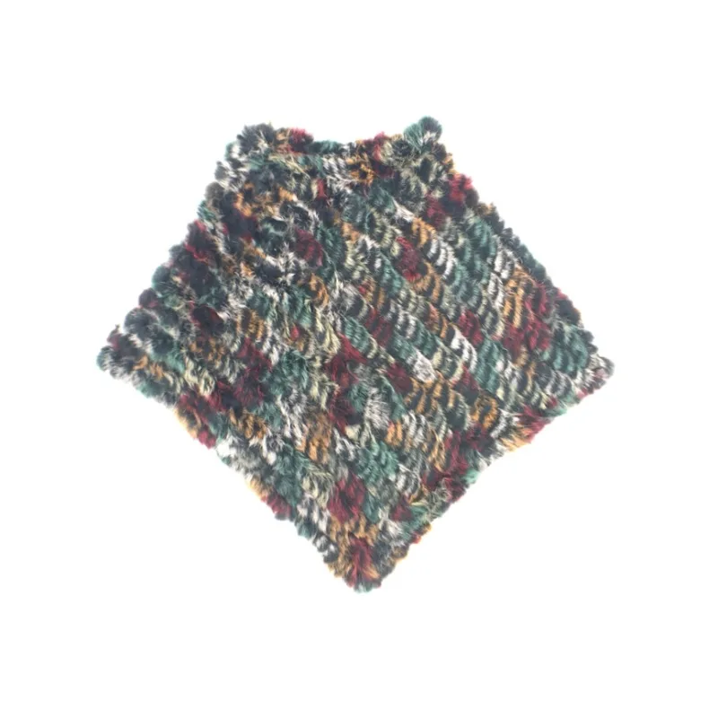 New Winter Imitation Otter Rabbit Hair Colorful Coat Women Fashion Warm Fur Coats Outerwear Fake Fur Shawl Women Clothing