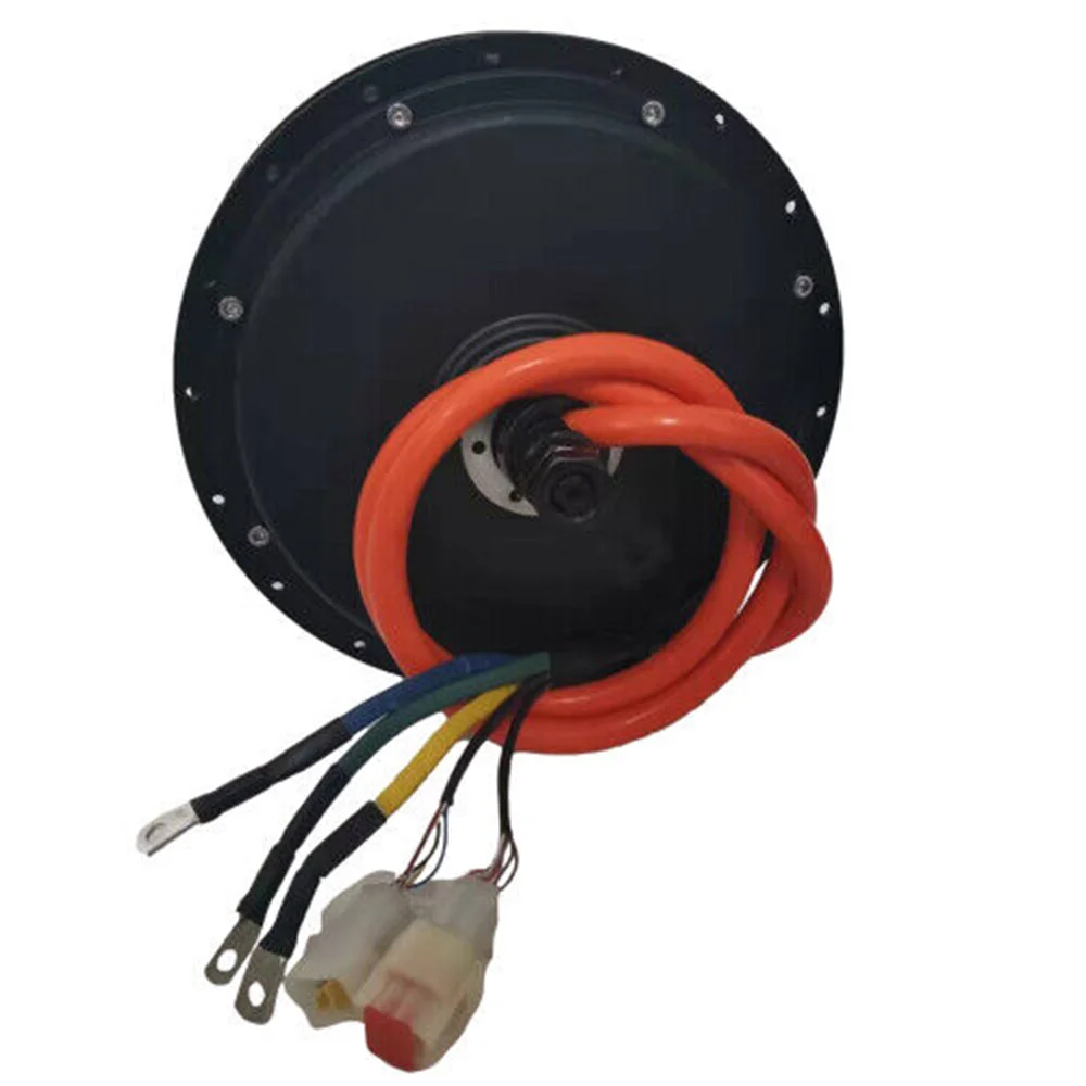 Фото Комплект для электровелосипеда NBpower/QS205 V3 72В 5000Вт, мотор-колесо для электромотоцикла с дропаутом 150 мм, контроллером ND72450 и дисплеем DKD №2