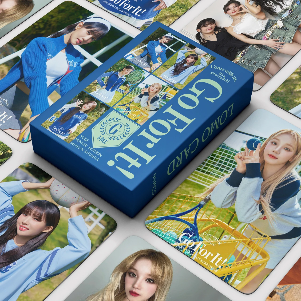 55PCS Kpop (G)I-DLE Photocards Lomo Cards New Photo Album K-pop GO FOR IT Photocard Card Fans Gift