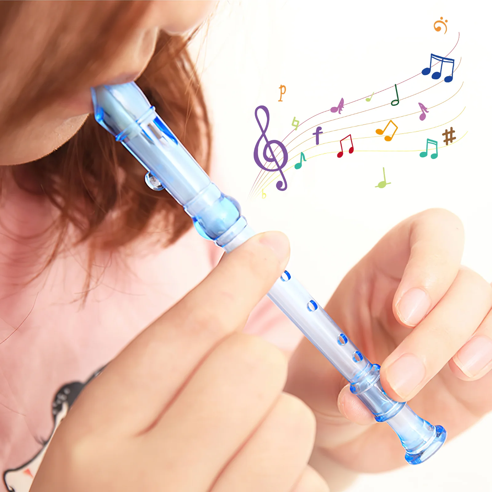 

Hole Mini Flute Clarinet Sound Soprano Recorder Musical Instruments Early Educational Toys For Kids Random Color