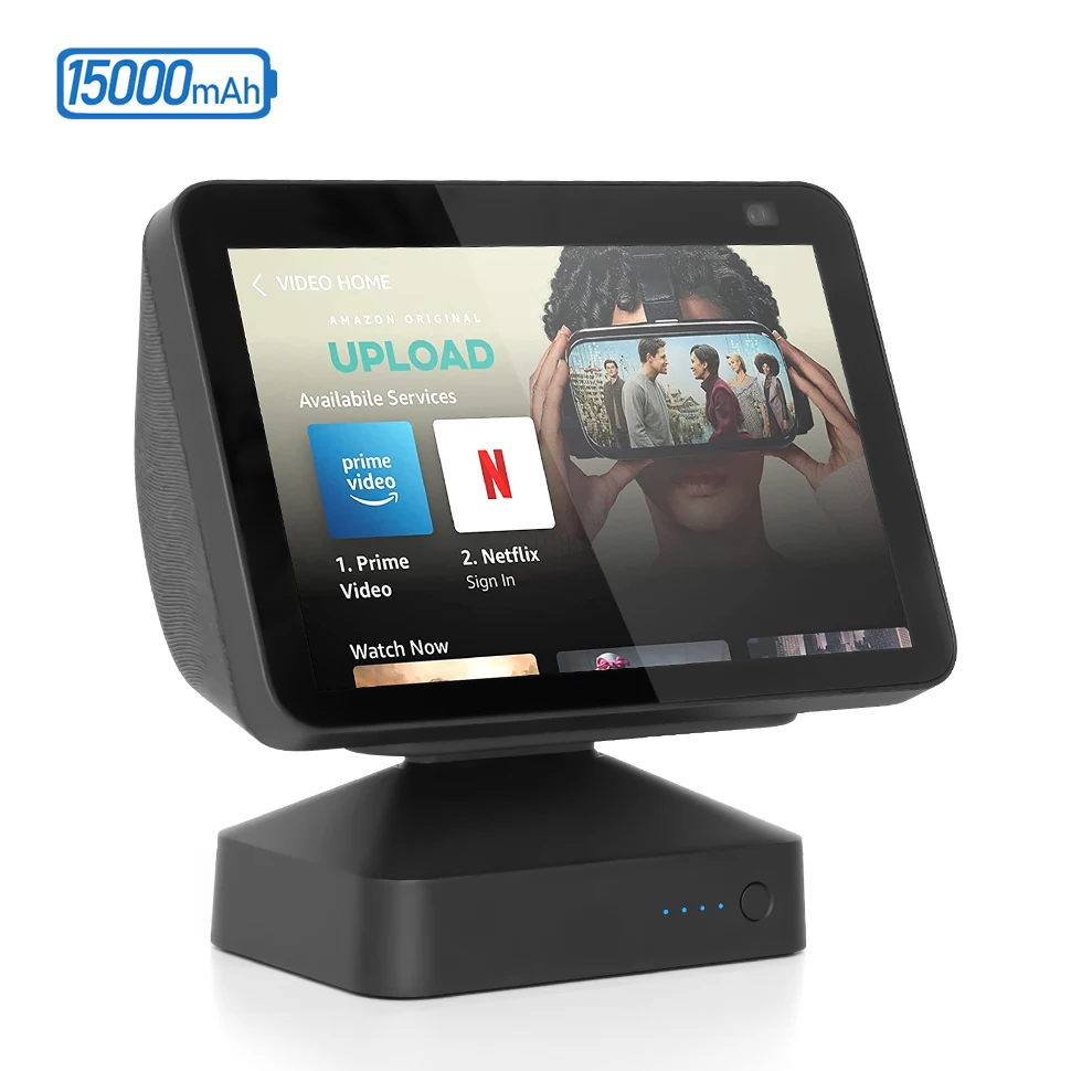 Фото Настольный держатель GGMM SONOC для Echo Show 8, магнитная подставка 1-го и 2-го поколения, регулируемый угол наклона, противоскользящее основание, аксессуары Alexa №1