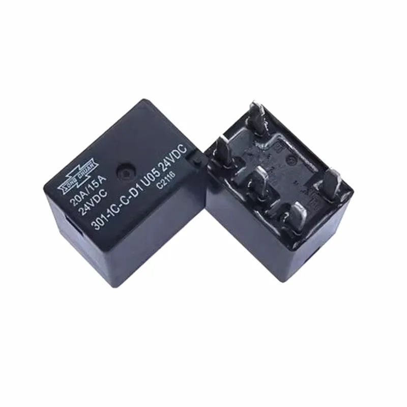 

Автомобильное реле 24В 301-1c-d1 U05 24VDC 301-1C-C-D-24VDC 3011CCD1 24VDC DC24V 24V 20A 15A 5PIN
