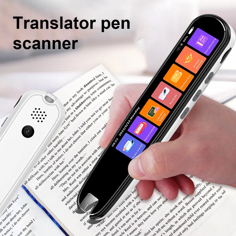 

2023 New Scan Reader Translation Pen 134 Languages Translatorand Reading Pen For Reading Smart Voice Translation E-Dictionary