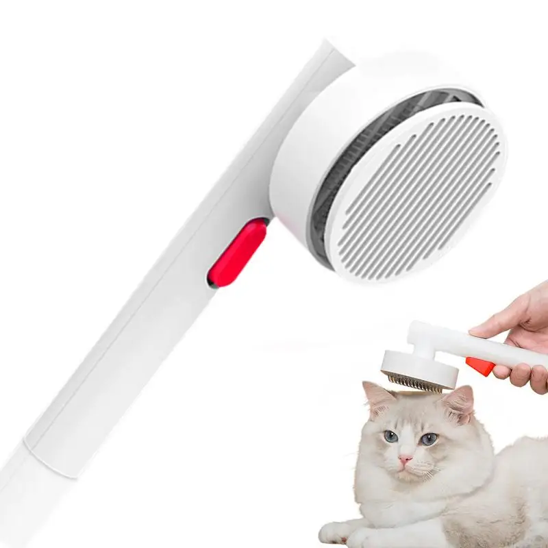 

Cat Hair Remover Brush Ergonomic Dog Brush For Shedding Hair Self-Cleaning Cats Dogs Brush For Small Larger Medium Pets