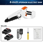 Пила аккумуляторная с литиевым аккумулятором, 21 в, 6 дюймов