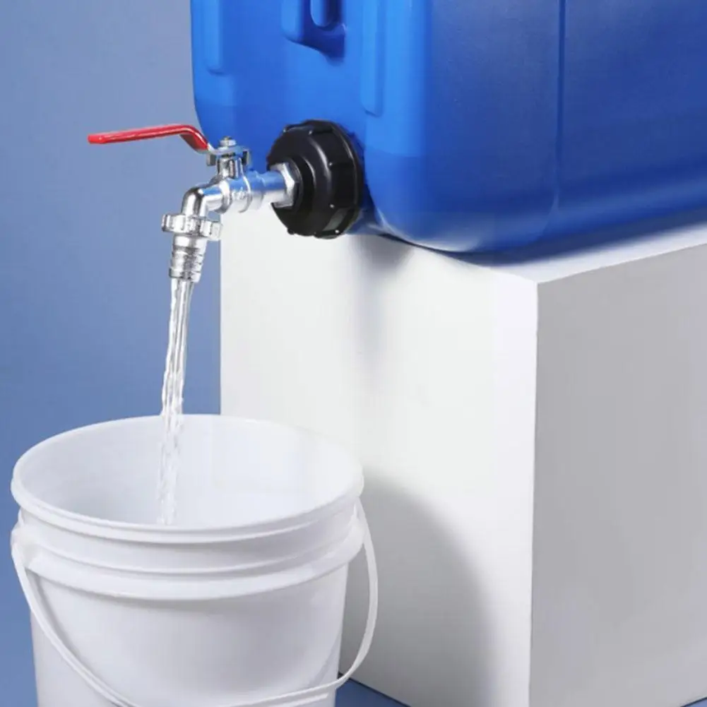 

Durable Water IBC Tank Fittings S60X6 Coarse Threaded Tank To Cap 1"" 3/4"" Adaptor Hose Adapter 1/2"" Garden Connector P6E5