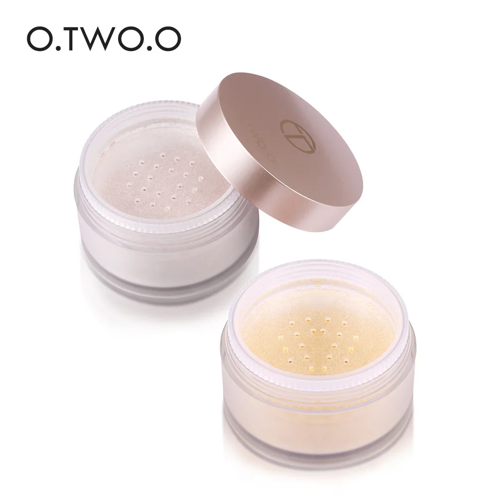 

O.TWO.O Oil Control Concealer Setting Loose Powder Long-lasting Nude Makeup Air Honey Foundation Loose Powder Face Makeup