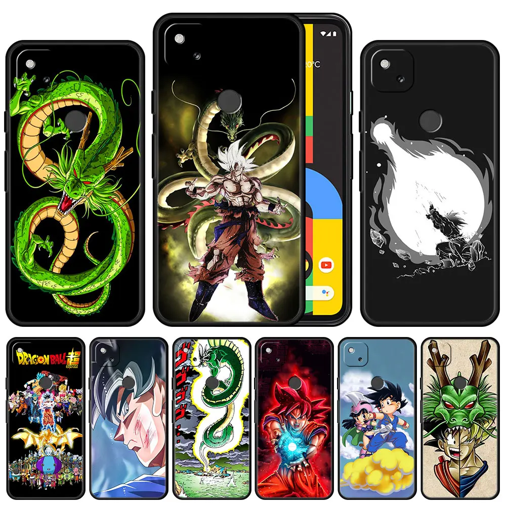 

Case Cover for Google Pixel 5a 4a 3 4 XL 5 6 Pro 4G 5G Fashion Funda Shell Original Cell Dragon Ball Z Goku Dragonball Super