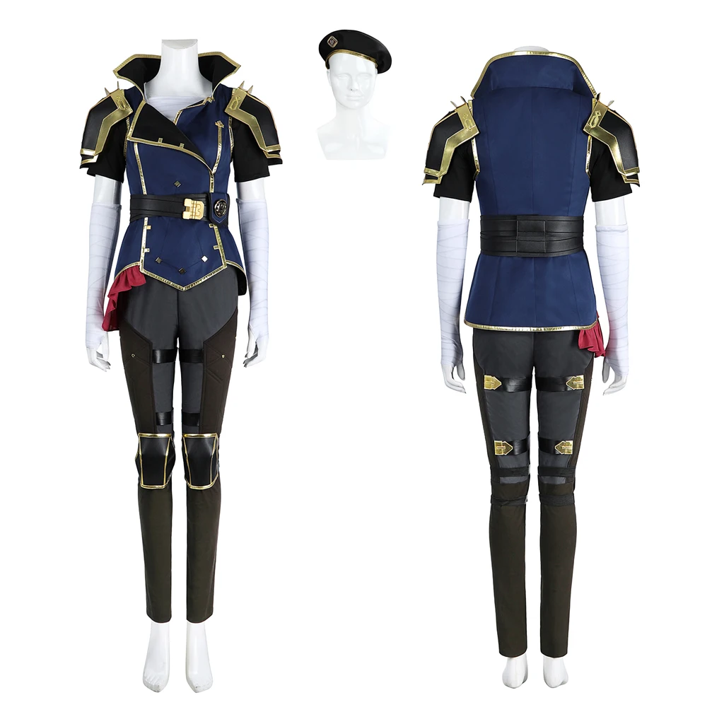 Костюм для косплея Arcane Vi легендарный фиолетовый костюм S2 с шляпой и аксессуарами