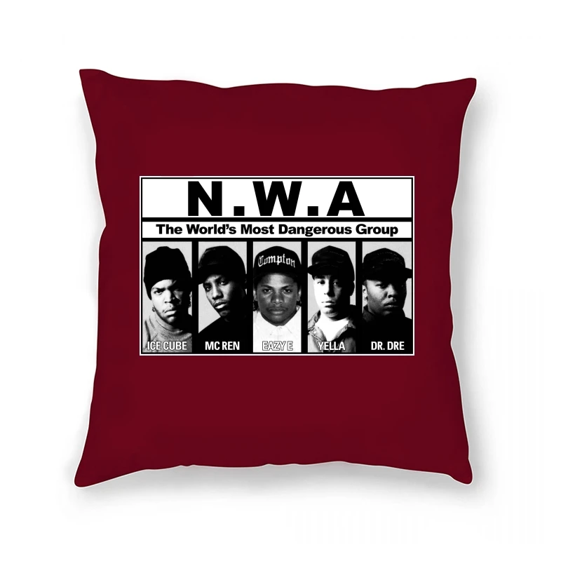 

Бренд N.W.A NWA's Чехол на подушку самый опасный в мире бренд-homme