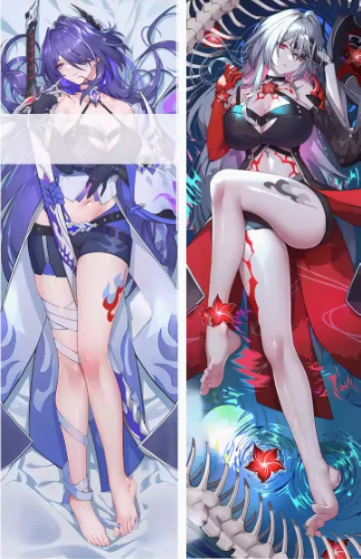 Японское аниме Honkai: Star Rail Acheron Sexy Dakimakura обнимающая подушка для тела Чехол