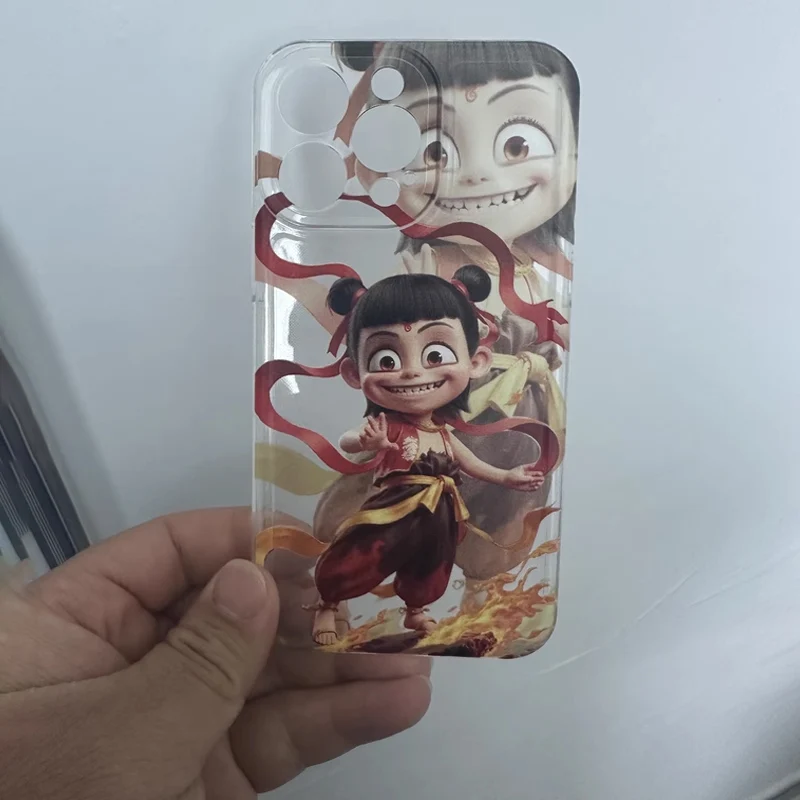 Лидер продаж чехол для телефона Nezha 2025 Iphone 16 15 Pro Max 14 Plus прозрачный в китайском