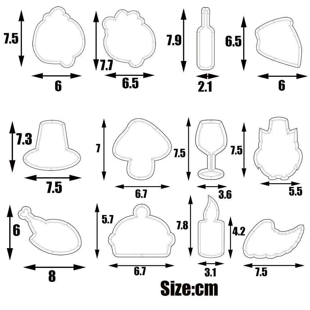 Sika олень Cooike резаки из нержавеющей стали печенье инструменты для приготовления