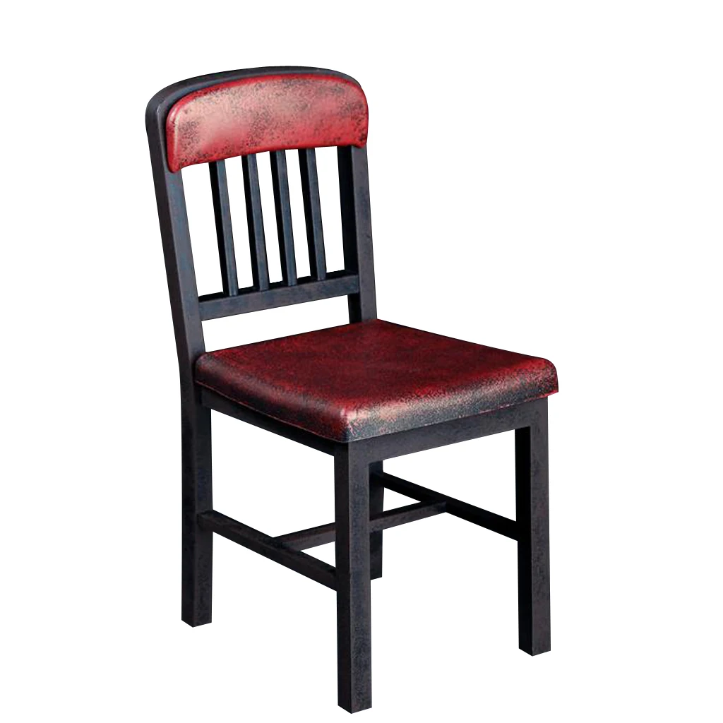 Plastic Metallic-colored Chairs Models for 1/6 Scale Action Figure | Furniture Toys
