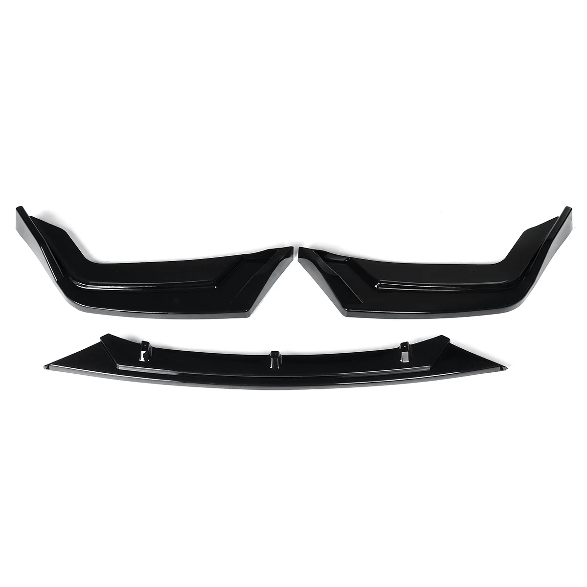 

3Pieces Car Front Bumper Lip Deflector Lips Splitter Body Kit Spoiler Guard Cover For Honda For Civic Hatchback & Si 2016-2020