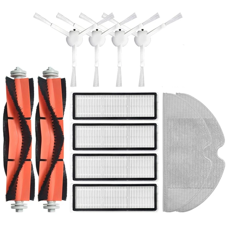 

Основная боковая щетка, Hepa фильтр, роликовая щетка, тряпка для Mijia 1C, робот-подметание