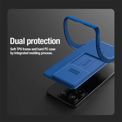 Чехол NILLKIN для Xiaomi Redmi Note 13 Pro 5G CamShield Pro Slide Camera Protect Privacy Cover для Redmi Note 13/13 Pro+ Plus 5G