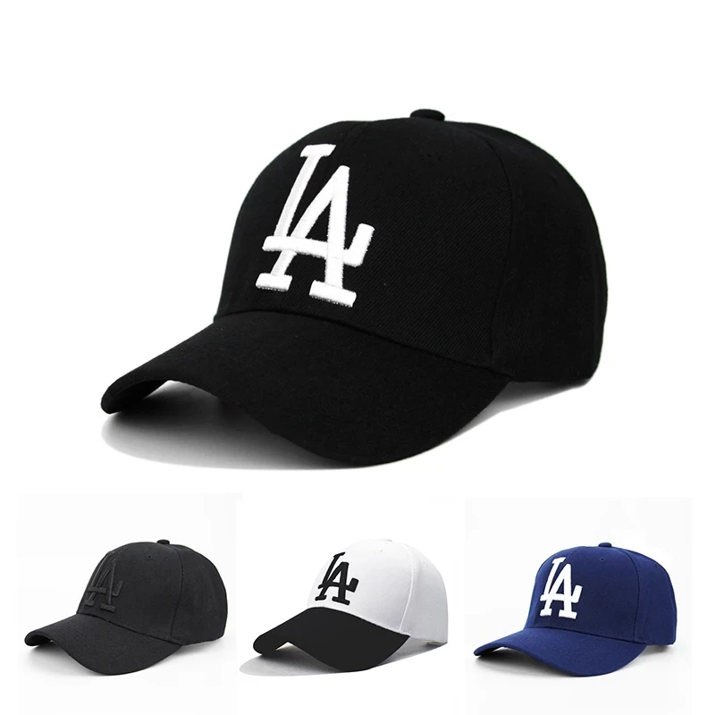 

Cotton LA Embroidered Baseball Cap for Men Women Summer Hip Hop Dad Hat Fashion Dodgers Snapback Golf Cap Outdoor Sports Sun Hat