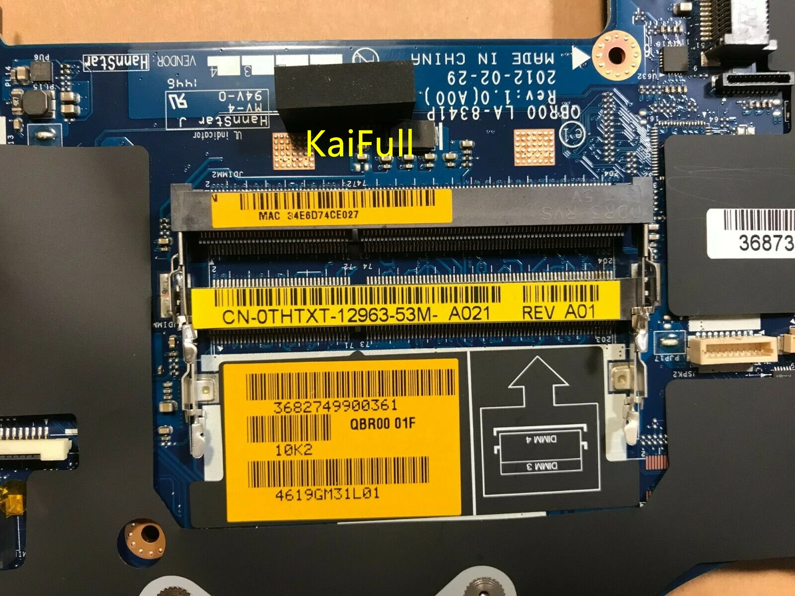 Оригинальная материнская плата для ноутбука DELL Alienware M17X R4 версии: 1 0 дюйма