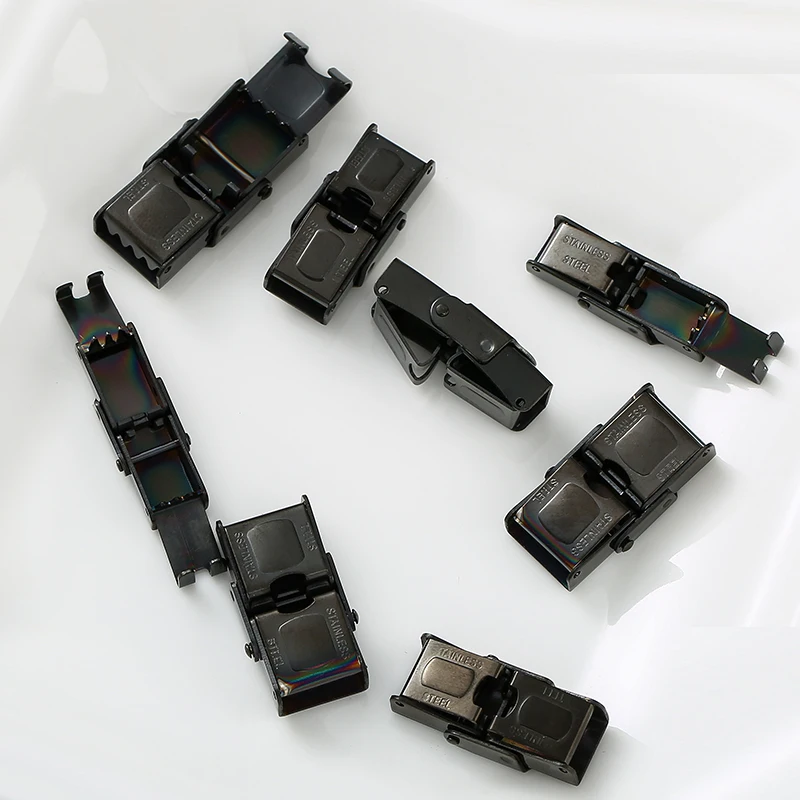 Stainless Steel Clasp Bracelets Connector End Clasp for Flat Leather Cord Connector DIY Bracelet Jewelry Making Accessories