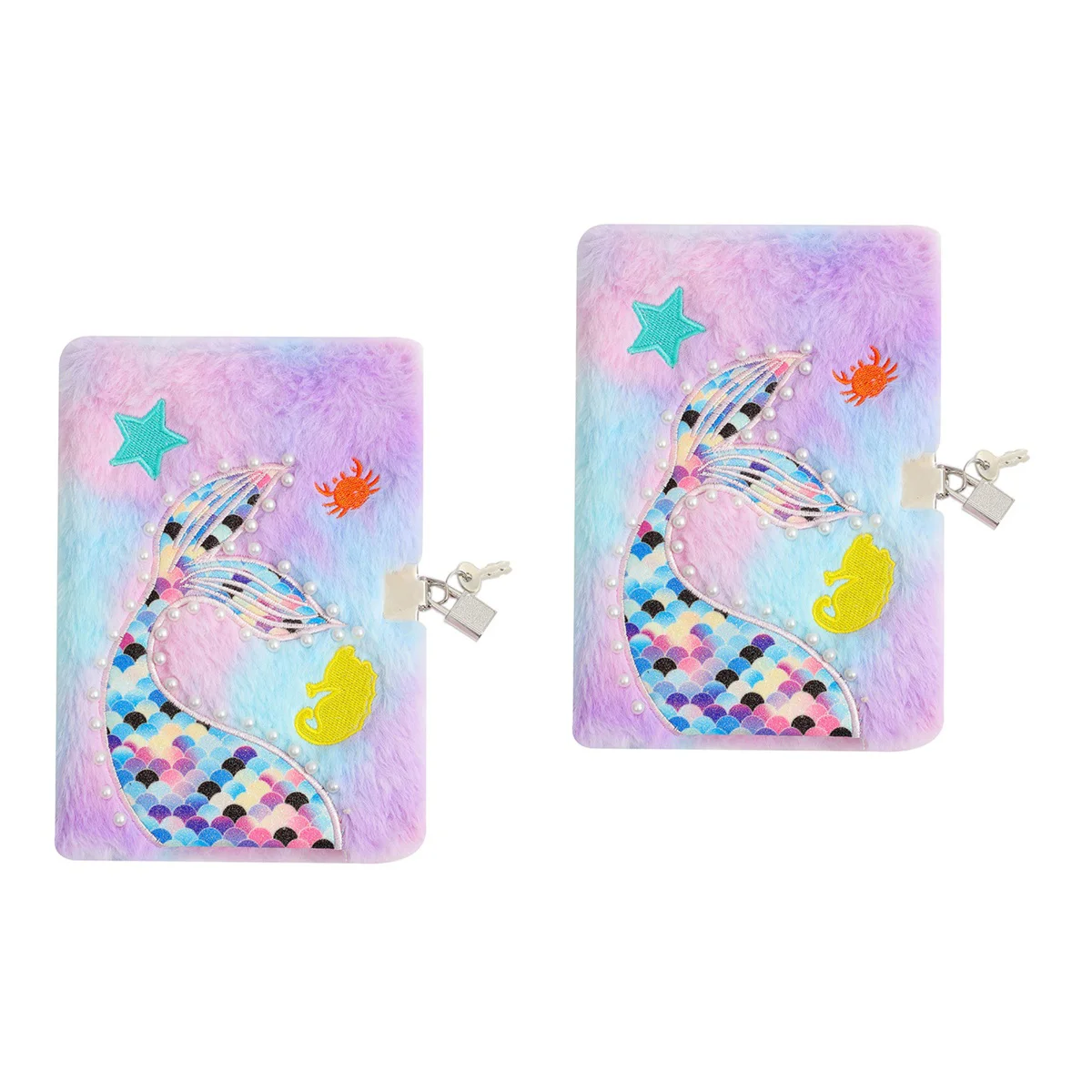 

2 шт., плюшевый блокнот в виде Русалочки