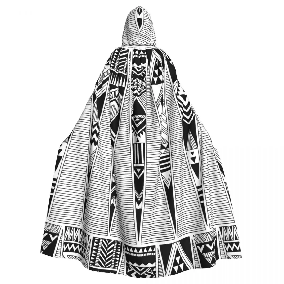 

Unisex Witch Party Reversible Hooded Adult Vampires Cape Cloak Tribal Navajo Aztec Ethnic Hipster Print