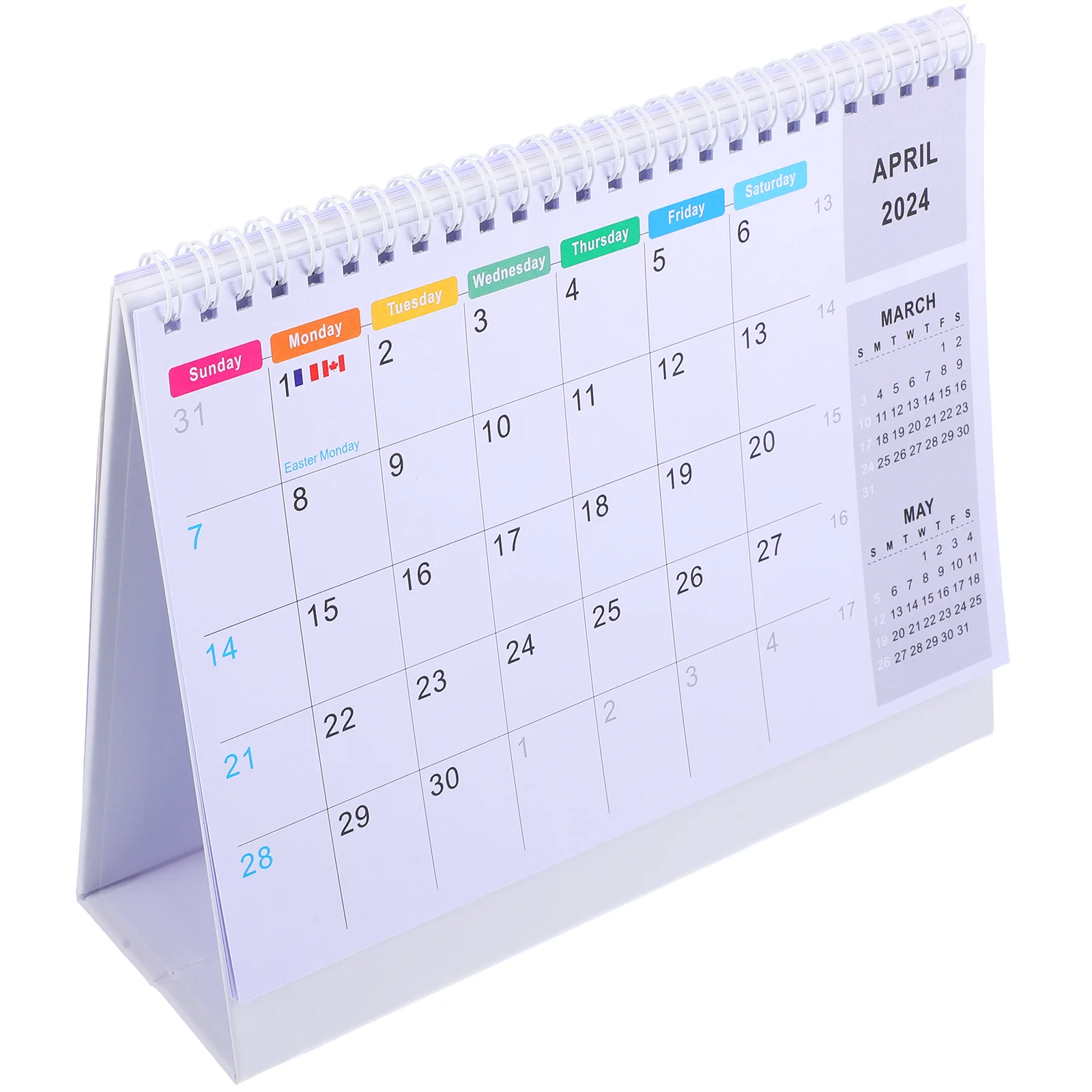 

Настольный календарь 2024, для офиса, ежемесячного и ежедневного использования, настольные декоративные аксессуары, календари, спиральные декоративные для дома
