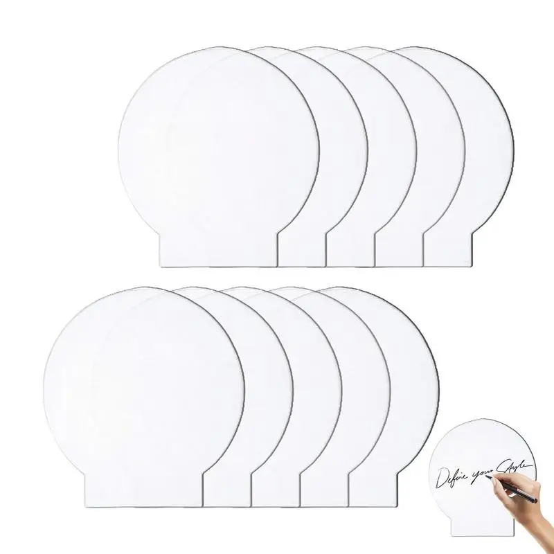 

Acrylic Sheet Clear Cast 10PCS Cast Panel Thick Transparent Sheets Glass Alternative For DIY Display Projects Sign Stand Photo