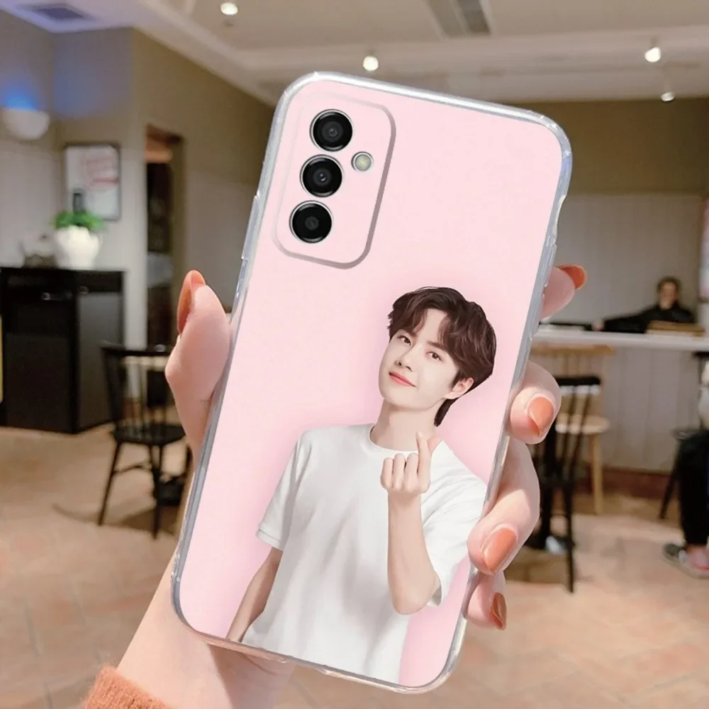 Actor Wang YiBo Phone Case Silicone For Samsung S30 S23 21 22 20 Ultra S20 FE lite S10 9 PIus Note20ultra Cover Clear